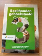 Boekhouden geboekstaafd 3 opgaven, Boeken, Studieboeken en Cursussen, Ophalen of Verzenden, Zo goed als nieuw, MBO