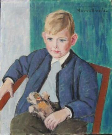 == c a 1940==Marion Henseler 1894-1985==jongensportret== beschikbaar voor biedingen