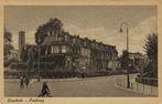 Enschede - Parkweg - fietser - ongelopen, Ophalen of Verzenden, 1920 tot 1940, Ongelopen, Overijssel
