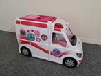 Barbie ambulance, Kinderen en Baby's, Speelgoed | Speelgoedvoertuigen, Ophalen, Gebruikt