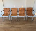 Set Vintage Gispen, diagonaal 102, Huis en Inrichting, Stoelen, Gebruikt, Bauhaus, Overige kleuren, Ophalen of Verzenden