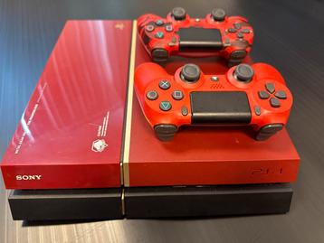 PlayStation 4 - Rood - Limited Edition!!! Metal Gear Soli beschikbaar voor biedingen