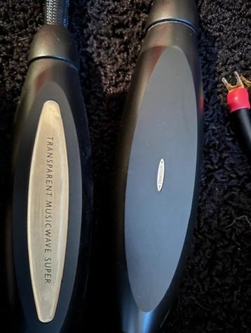 Transparant Musicwave Super MM2 luidsprekerkabels beschikbaar voor biedingen