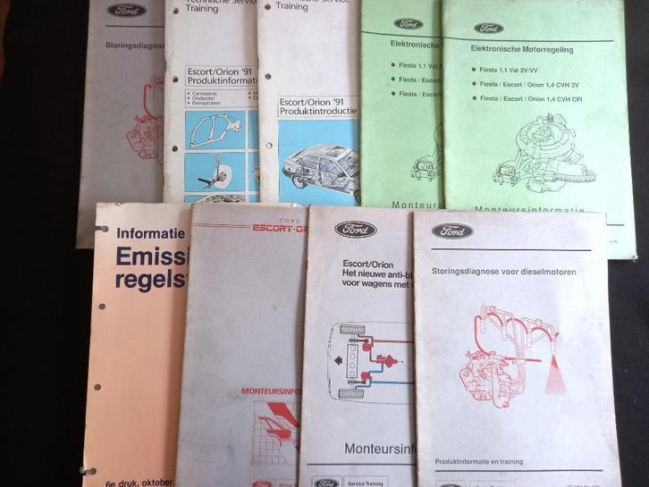 Partij Ford werkplaatshandboeken (12 stuks), Auto diversen, Handleidingen en Instructieboekjes, Ophalen of Verzenden