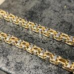 14k gouden ketting magnum schakel italy, Sieraden, Tassen en Uiterlijk, Kettingen, Ophalen of Verzenden, Zo goed als nieuw, Goud
