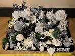 Kerstballen barok zwart wit chique uniek kerstboom deco, Diversen, Kerst, Ophalen of Verzenden, Zo goed als nieuw