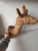 Rotan Giraffe Kop - Jungle Kinderkamer Decoratie, Huis en Inrichting, Ophalen, Zo goed als nieuw