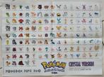 Vintage pokémon crystal version poster, Ophalen of Verzenden, Zo goed als nieuw