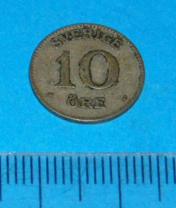 Zweden - 10 öre 1919 - zilver beschikbaar voor biedingen
