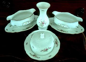 Rosenthal Sanssouci Ramona/moosrose ivory gold , per item  beschikbaar voor biedingen