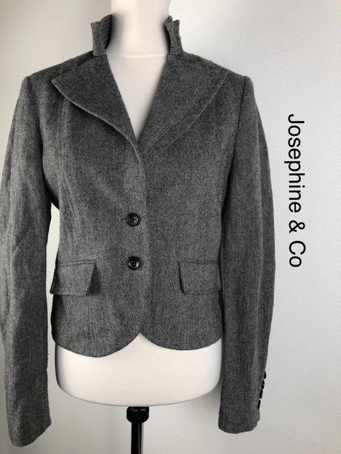 Josephine & Co Blazer  (mt: 38) 16,3/7455, Kleding | Dames, Jasjes, Kostuums en Pakken, Zo goed als nieuw, Maat 38/40 (M), Grijs