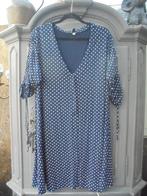 s00) Yoek donker blauw witte stippen vest maat L oto 63, Yoek, Blauw, Maat 46/48 (XL) of groter, Ophalen of Verzenden