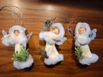 Käthe Wohlfahrt 3 sneeuw engelen, Diversen, Kerst, Ophalen of Verzenden, Zo goed als nieuw