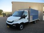 Iveco Daily 35S14 Oprijwagen Laadbak Airco (bj 2017), Auto's, Gebruikt, Iveco, Wit, Bedrijf