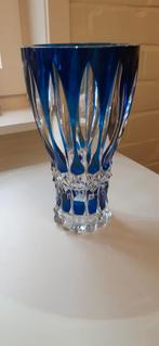 VAL SAINT LAMBERT BLAUWE VAAS !, Antiek en Kunst, Ophalen