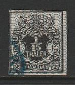 Hannover, 1856, Mi. 11, gestempeld, cw. 80€, Verzenden, Overige periodes, Gestempeld