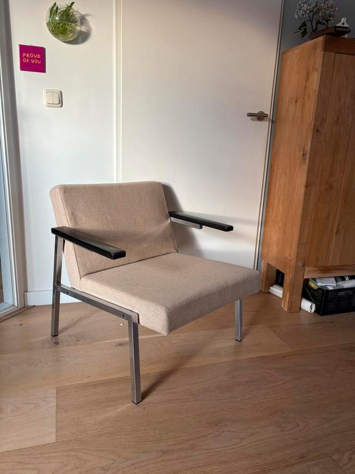 Stijlvolle Lounge stoel by Martin Visser, 1960, Spectrum, Huis en Inrichting, Fauteuils, Zo goed als nieuw, Metaal, 50 tot 75 cm