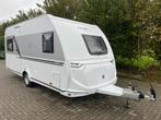 Knaus Sport 450 FU - 2024 - nieuwstaat - vloerverwarming, Caravans en Kamperen, Bedrijf, 4 tot 5 meter, Knaus, Omvormbare zithoek