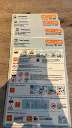 Sunexpress B737 safety card, Nieuw, Ophalen of Verzenden, Kaart, Foto of Prent