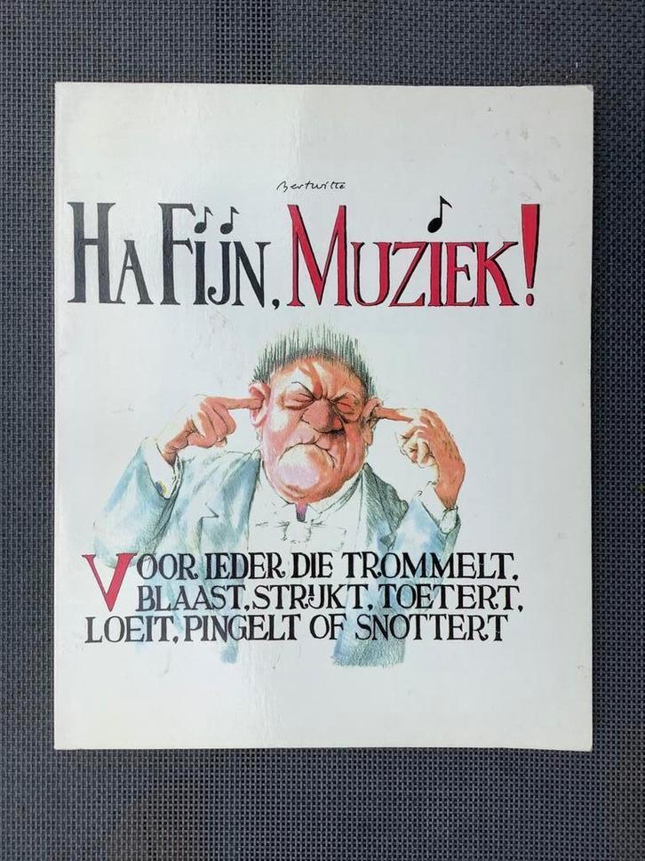 Ha Fijn, Muziek! - humor en muziekinstrumenten, Boeken, Humor, Cartoons, Ophalen