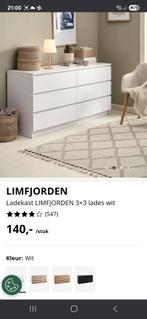 Ladenkast nieuw wit Jysk 6 lades, Huis en Inrichting, Ophalen, 5 laden of meer, Nieuw, Minder dan 100 cm