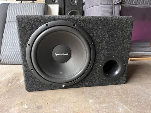 Rockford Fosgate R1 12" + subwoofer box, Auto diversen, Autospeakers, Zo goed als nieuw, Ophalen