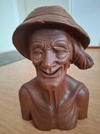 Houten beeld uit NL-Indie, Antiek en Kunst, Kunst | Beelden en Houtsnijwerken, Ophalen of Verzenden