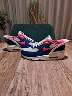 Nike Air Max 90 Flyease 'Deep Royal Blue' Size 38,5, Wit, Nike, Ophalen of Verzenden, Sneakers of Gympen