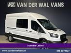 Ford Transit 2.0 TDCI 130pk L3H3 Dubbele Cabine Euro6 Airco, Voorwielaandrijving, Electronic Stability Program (ESP), Stof, 4 cilinders
