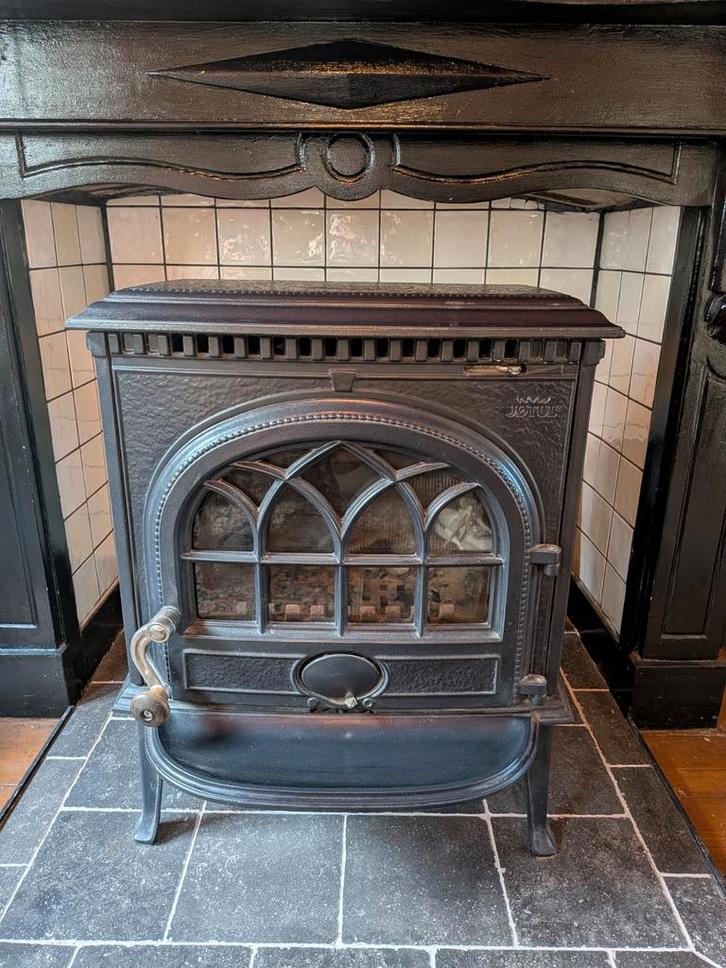 Jøtul F3 Houtkachel - Klassiek en Efficiënt, Huis en Inrichting, Kachels, Gebruikt, Vrijstaand, Houtkachel, Hout, Ophalen