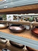 Bloempot plantenbak schaal bonsai metallic bruin taupe 40cm, Overige materialen, Overige kleuren, Nieuw, Ophalen of Verzenden