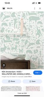 KEK WP-044 animal alphabet, Huis en Inrichting, Stoffering | Behang, Ophalen of Verzenden, Minder dan 10 m², Grijs, Kinderkamer