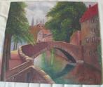 Stads gezicht van Brugge ,, Antiek en Kunst, Ophalen of Verzenden