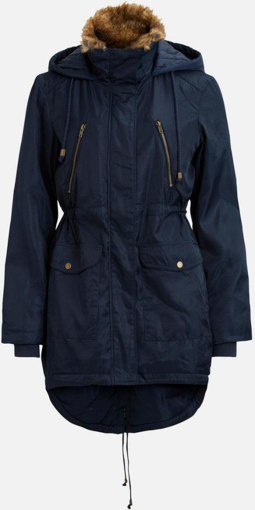 The Sting donkerblauwe winterparka parka winterjas jas S, Kleding | Dames, Jassen | Winter, Nieuw, Maat 36 (S), Blauw, Ophalen of Verzenden