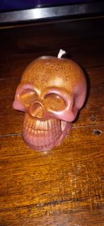 Handgemaakte Schedel Sierkaars - Gothic Decoratie, Ophalen, Overige materialen, Nieuw, Overige kleuren