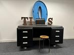 Ahrend Oda Prominent imposant Art Deco industrieel bureau, Ophalen