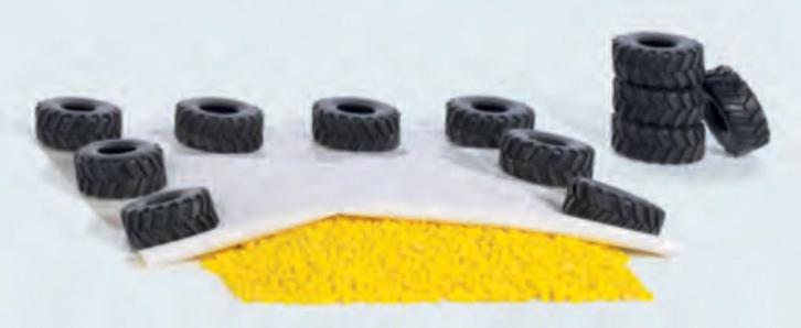 Siku 5698 Sikuworld Afdekzeil + banden, Hobby en Vrije tijd, Modelauto's | 1:50, Nieuw, Hijskraan, Tractor of Landbouw, SIKU, Ophalen of Verzenden