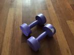 Twee gewichten 2 kilo, Ophalen of Verzenden, Gebruikt, Dumbbell
