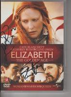 DVD Elizabeth 2 met handtekeningen (o.a. Geoffrey Rush), Alle leeftijden, Ophalen of Verzenden, Zo goed als nieuw, Historisch of Kostuumdrama