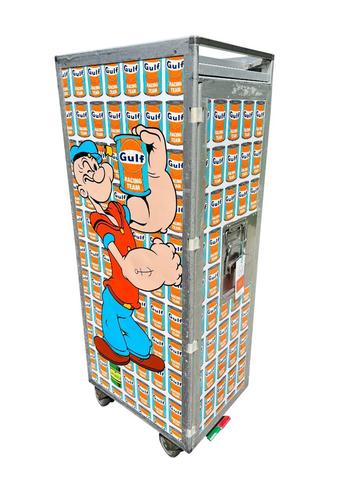 Noboringo "Popeye Gulf Racing Art"  Vliegtuig trolley CeeVee beschikbaar voor biedingen