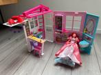 Compleet inklapbaar barbiehuis, Kinderen en Baby's, Speelgoed | Poppenhuizen, Ophalen of Verzenden, Gebruikt, Poppenhuis