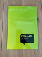 Boek HTML en CSS, Ophalen, Zo goed als nieuw, Programmeertaal of Theorie, Andree Hollander