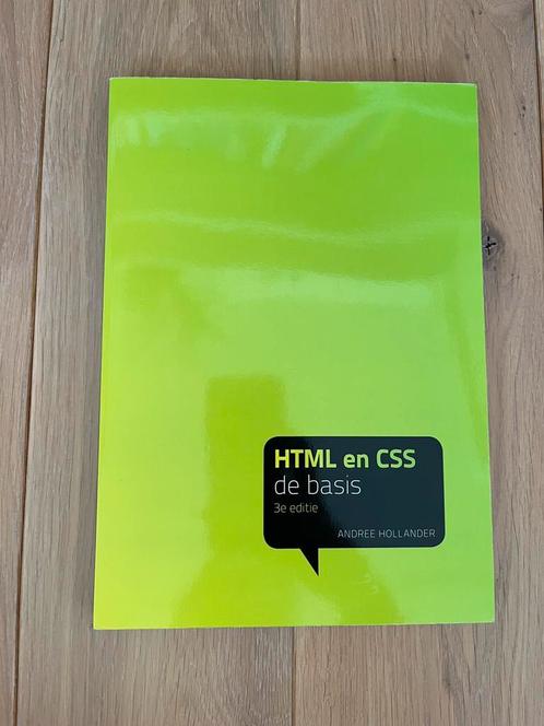 Boek HTML en CSS, Boeken, Informatica en Computer, Zo goed als nieuw, Programmeertaal of Theorie, Ophalen