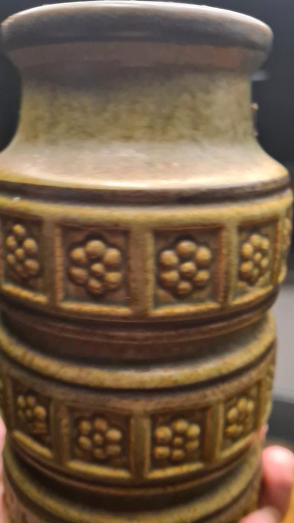 Vintage West Germany vaas Scheurich 268 - 10, Huis en Inrichting, Woonaccessoires | Vazen, Zo goed als nieuw, Overige kleuren