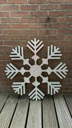 4 zilveren sneeuwvlokken 80cm breed, Diversen, Kerst, Ophalen, Zo goed als nieuw