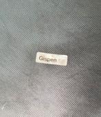 Gispen stoel met armleggers model 1235, Huis en Inrichting, Gebruikt, Blauw, Ophalen of Verzenden, Metaal