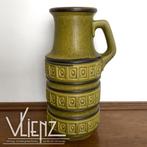 Vintage Scheurich Tundra vaas groen West-Germany, Ophalen, Huis en Inrichting