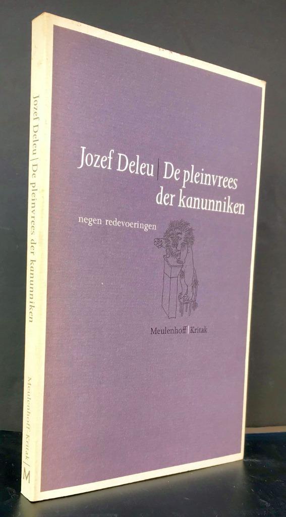 Deleu, Jozef - De pleinvrees der kanunniken (1993), Boeken, Essays, Columns en Interviews, Nieuw, Ophalen of Verzenden