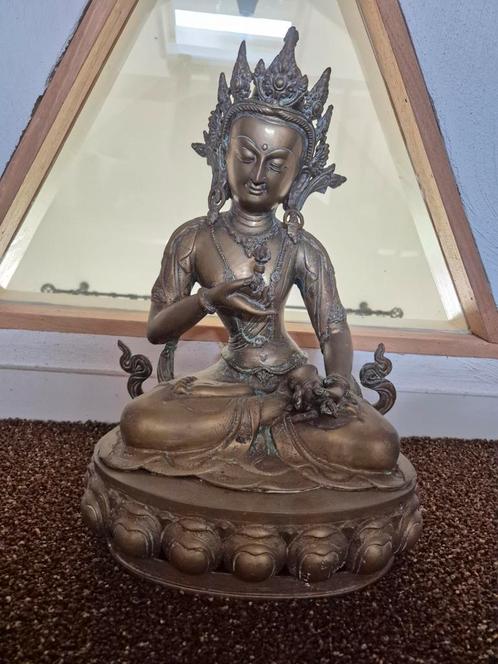 Vajrasattva (vintage  boedhabeeld), Huis en Inrichting, Woonaccessoires | Boeddhabeelden, Ophalen of Verzenden