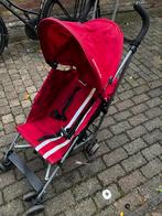 Maclaren Triumph buggy - Rood, Kinderen en Baby's, Buggy's, Ophalen, Gebruikt, Maclaren, Verstelbare rugleuning